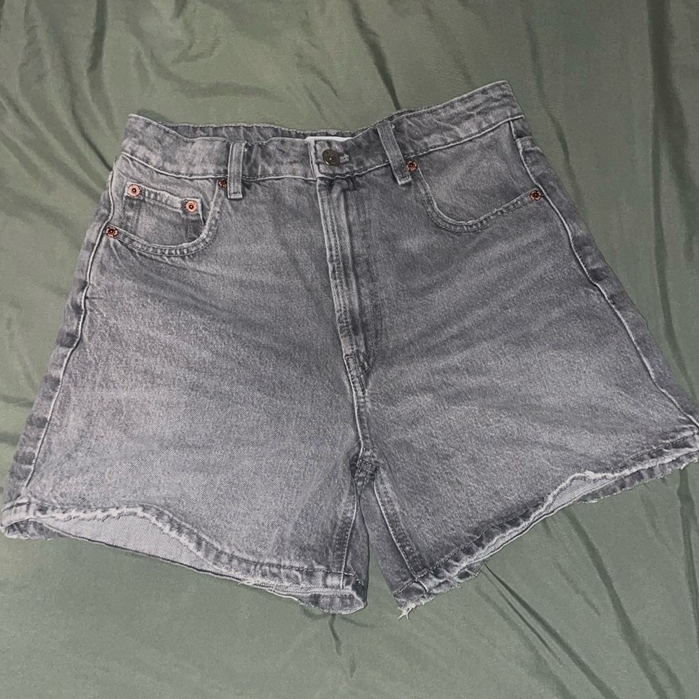 zara mom shorts